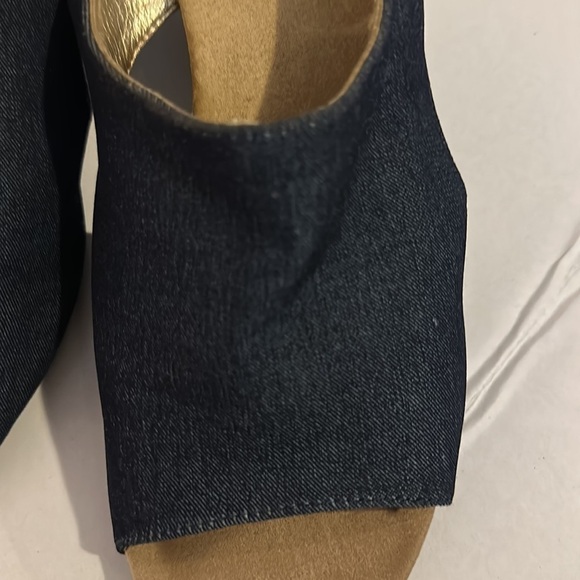 BANDOLINO Blue jean sandals pre owned - Picture 8 of 9